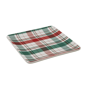 Winter Botanic Plaid Plates - Set of 4 Park Designs - The Fox Decor